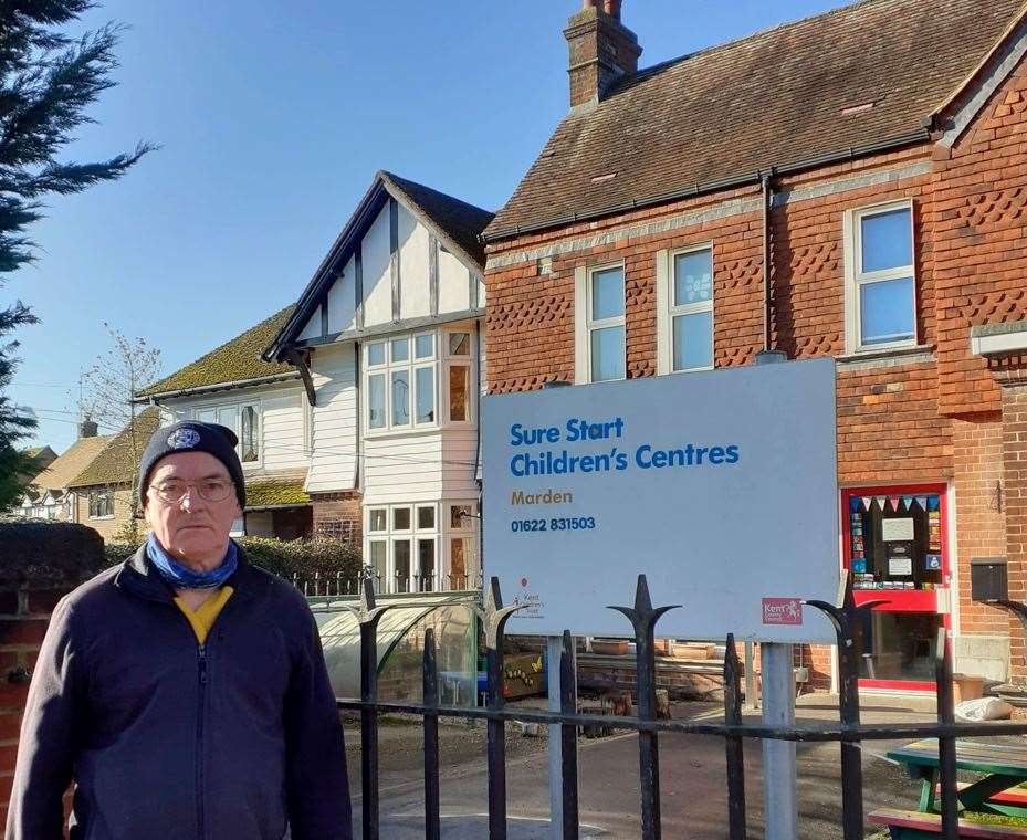 Cllr Mick Summersgill (Green) is angry at the decision to close the children's centre in Marden