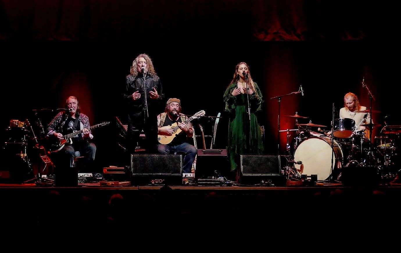Saving Grace is fronted by Led Zeppelin's Robert Plant and Suzi Dian. Picture: Supplied by SJM Concerts