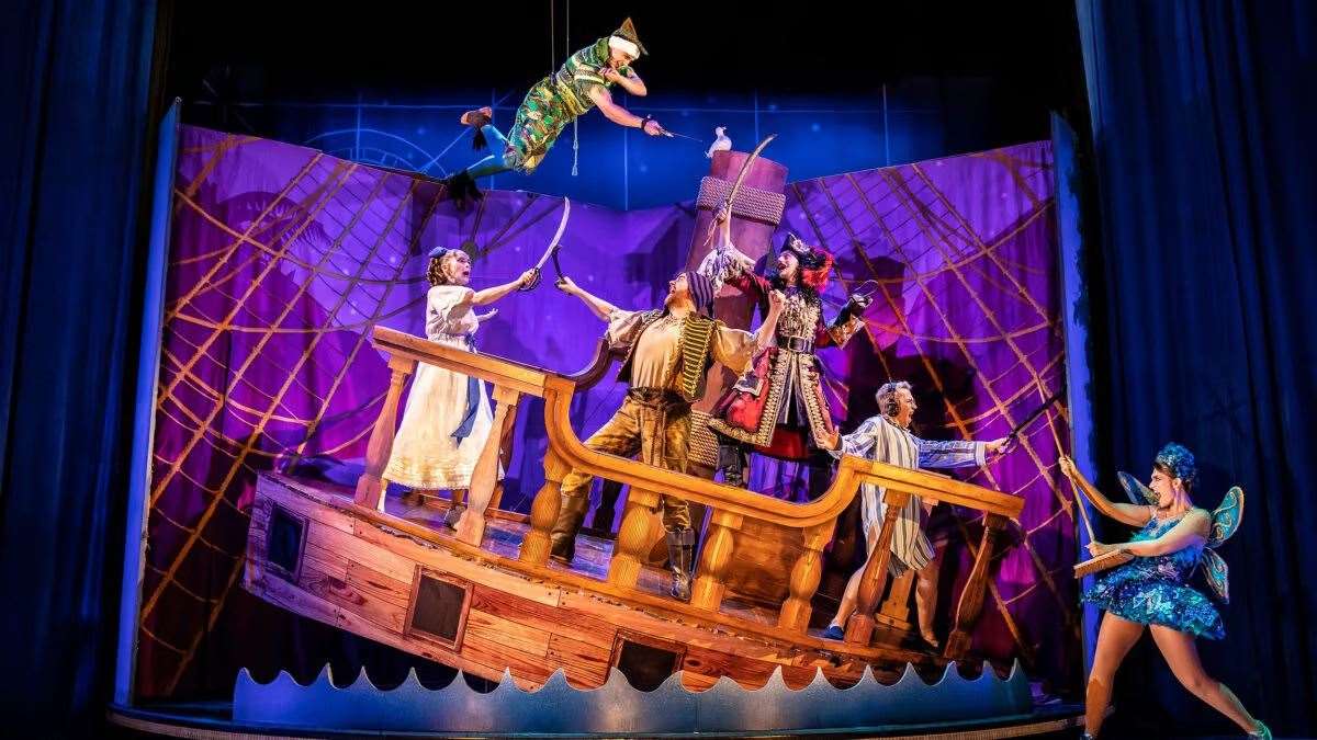 Comedy play Peter Pan Goes Wrong is coming to the Marlowe Theatre as part of its latest tour. Picture: Pamela Raith Photography