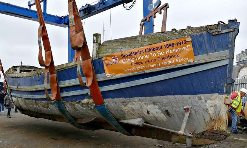The Francis Forbes Barton has been brought back to its former home in Thanet