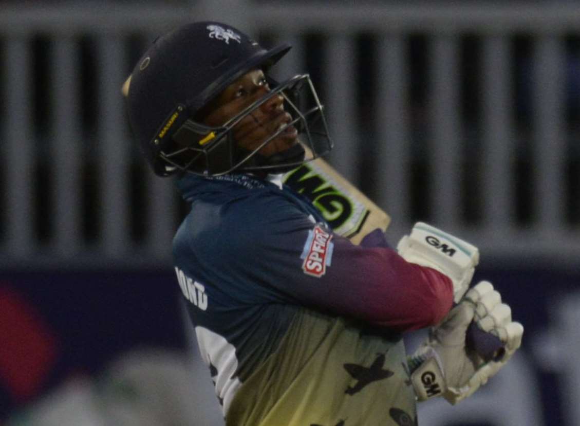 Daniel Bell-Drummond on his way to a competition best of 83 during Kent's T20 win over Somerset Picture: Chris Davey