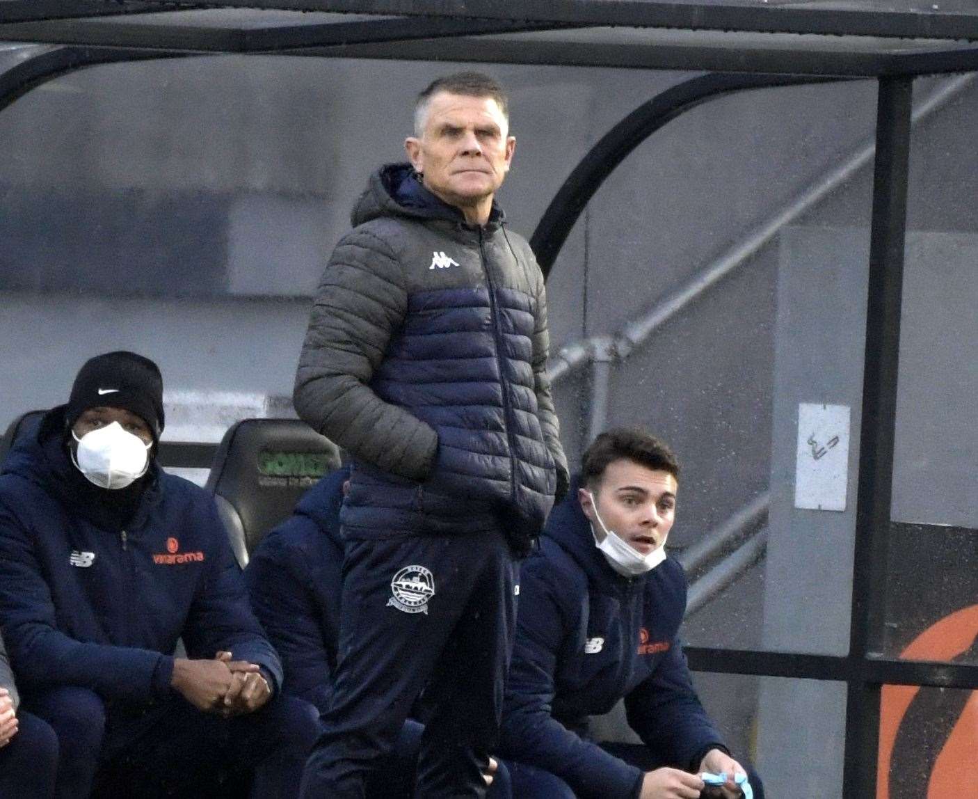 Dover boss Andy Hessenthaler. Picture: Barry Goodwin