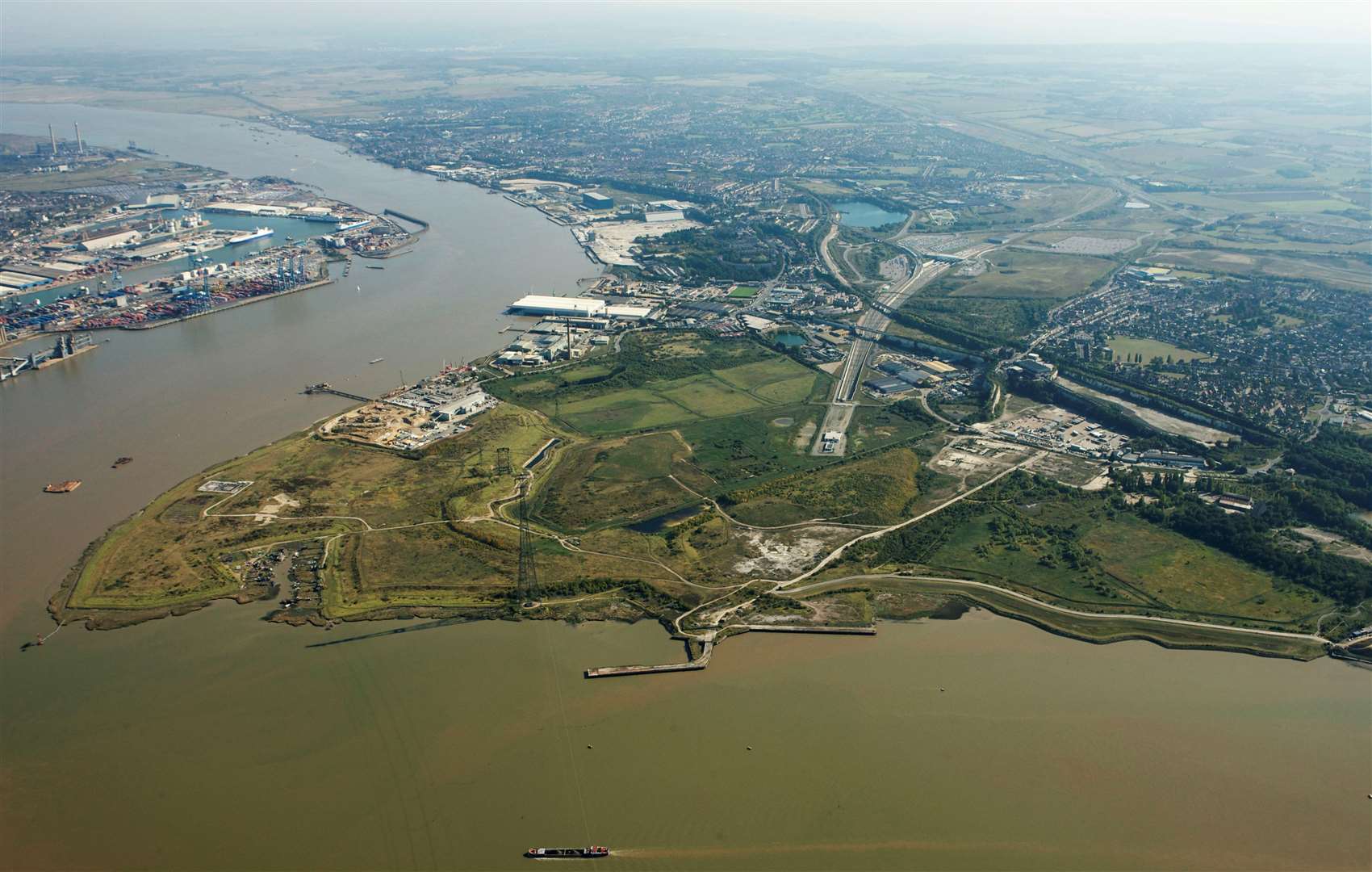 The London Resort is earmarked for the Swanscombe Peninsula. Picture: EDF Energy