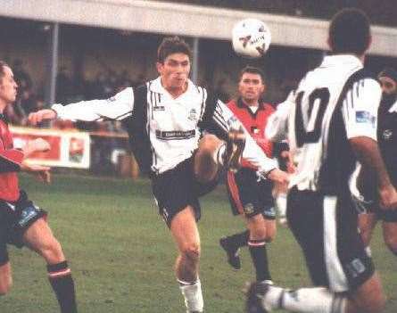 Neil Le Bihan played almost 200 games for Dover Athletic FC. Picture: Dover Athletic FC