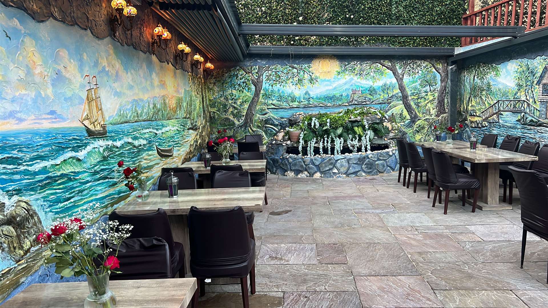 Abdulkadir Rencber, who owns and operates Secret Garden, says the atmosphere of the dining areas sets it apart from other Turkish restaurants. Photo: Abdulkadir Rencber