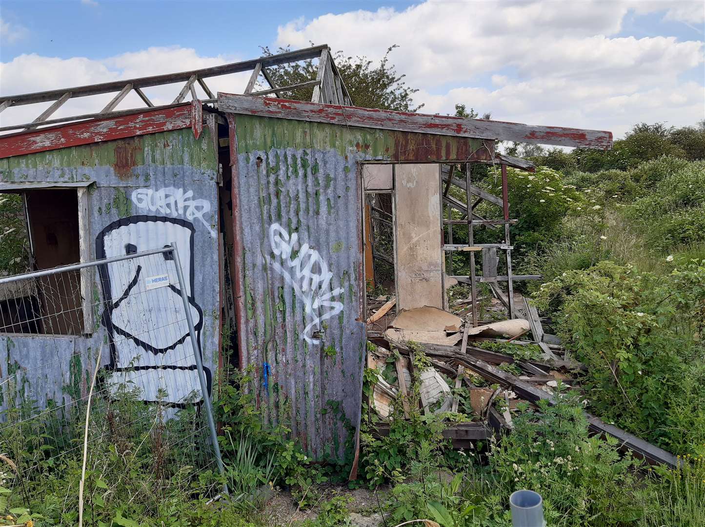 Many of the sheds are in a poor and derelict state