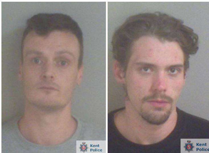 Darryl Stubbs and Reuben Garland have been jailed. Credit: Kent Police
