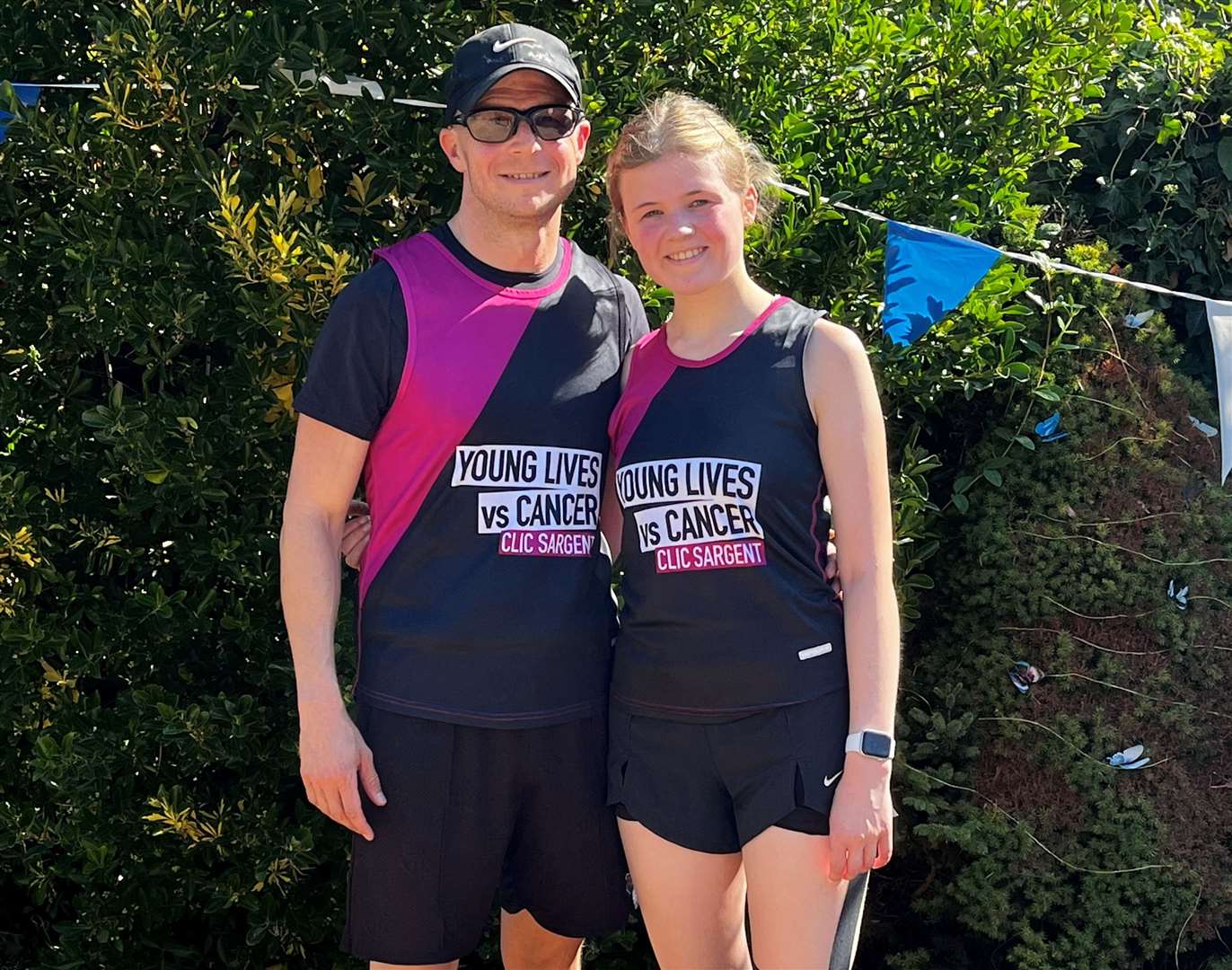 Amelia Baulch, from Bexleyheath, and her dad David will run the London Marathon 14 years on from Amelia's cancer diagnosis