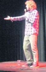 Comedian Seann Walsh aslo performed on the night