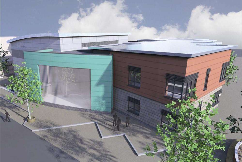 The proposed Bradford Street Leisure Centre in Tonbridge