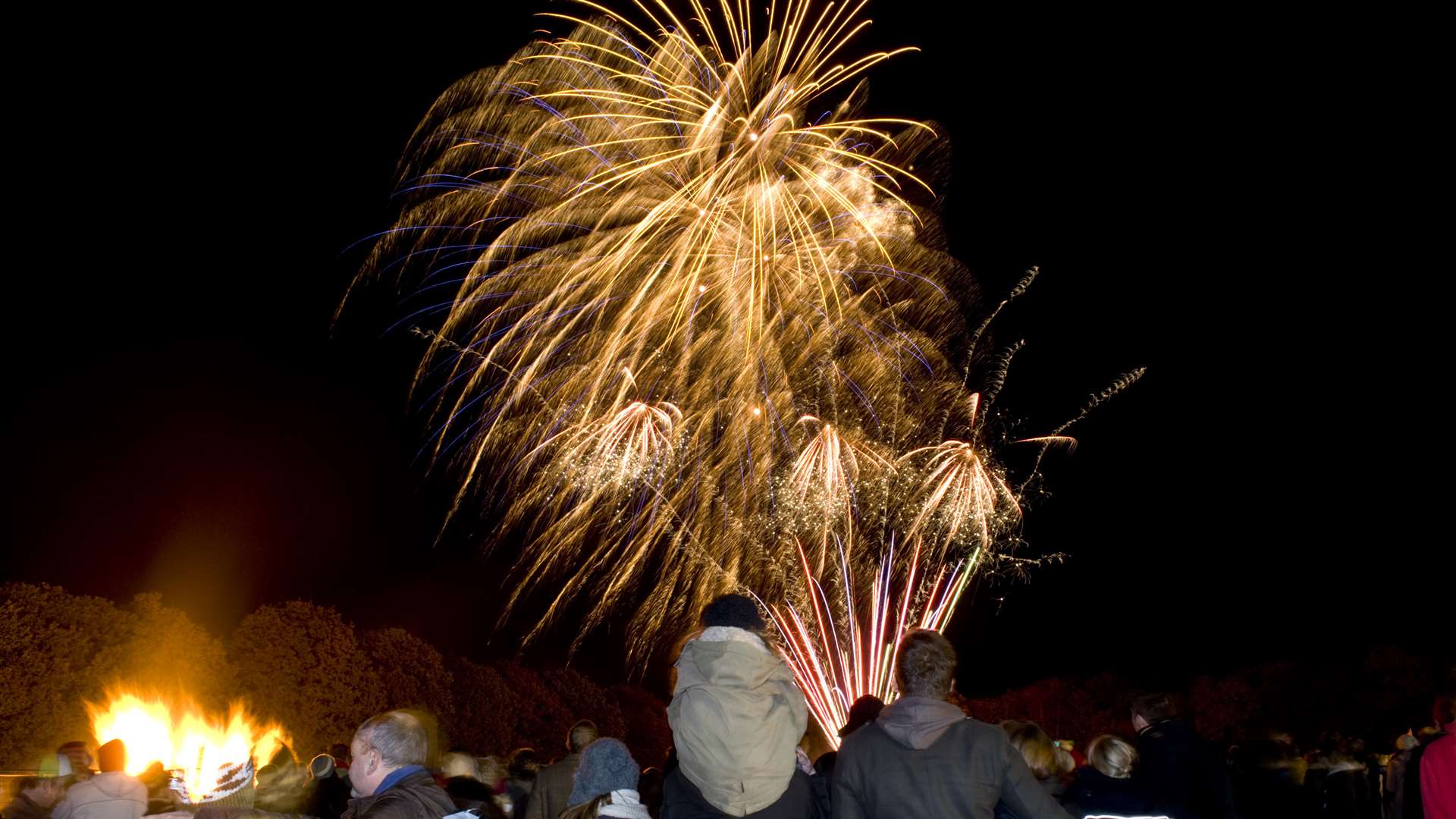 The bonfire and fireworks display has been cancelled