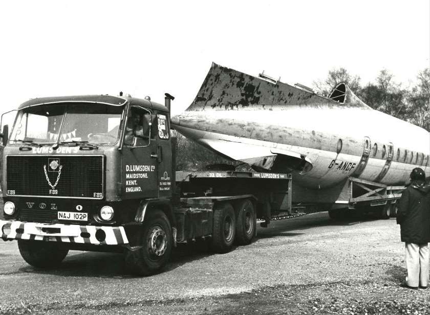 He transported planes, tanks and other large items. Picture: Nicola Davis
