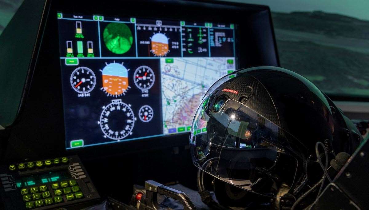 The Striker ® II digital Helmet-Mounted Display (HMD), developed at BAE Systems in Rochester. Its design and features give pilots unparalleled situational awareness and facilitate split-second decision making.
