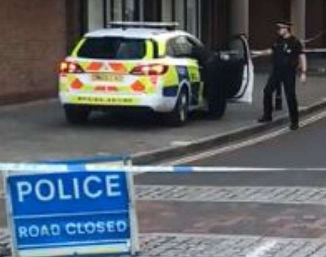 Police sealed off Rose Lane after the attack on Daniel Ezzedine