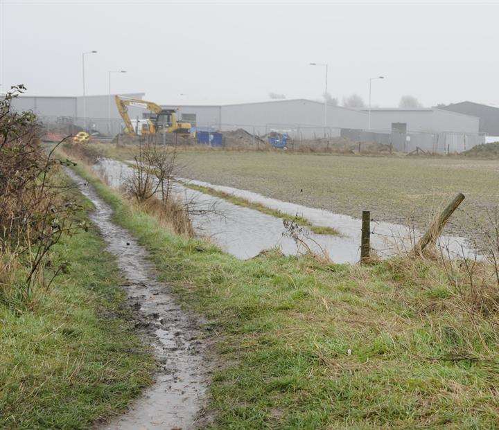 A view of Church Lane, New Romney, where animal bones were fly-tipped