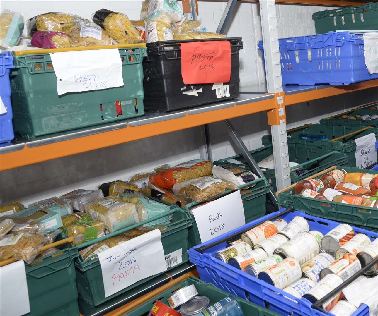 The number of people using Trussell Turst foodbanks in Kent has risen