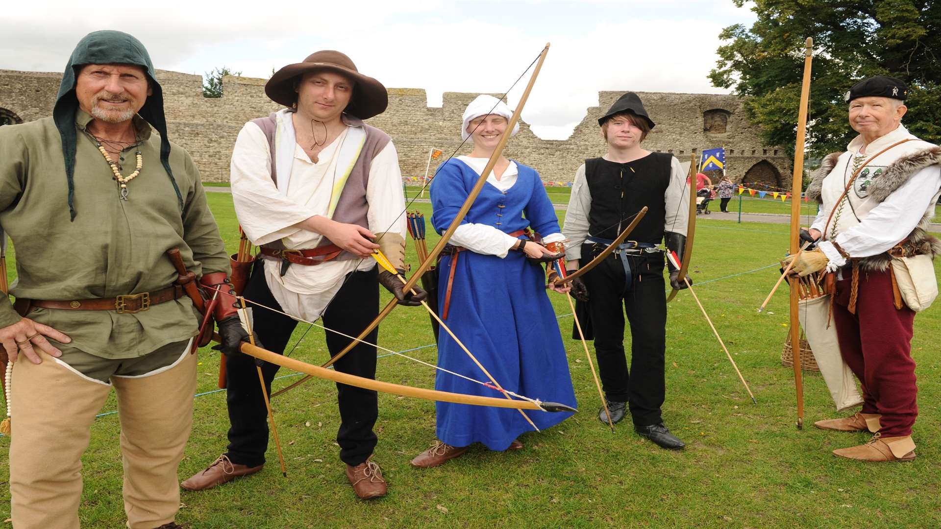 Archers at the Medieval Merriment weekend. Pic: Steve Crispe