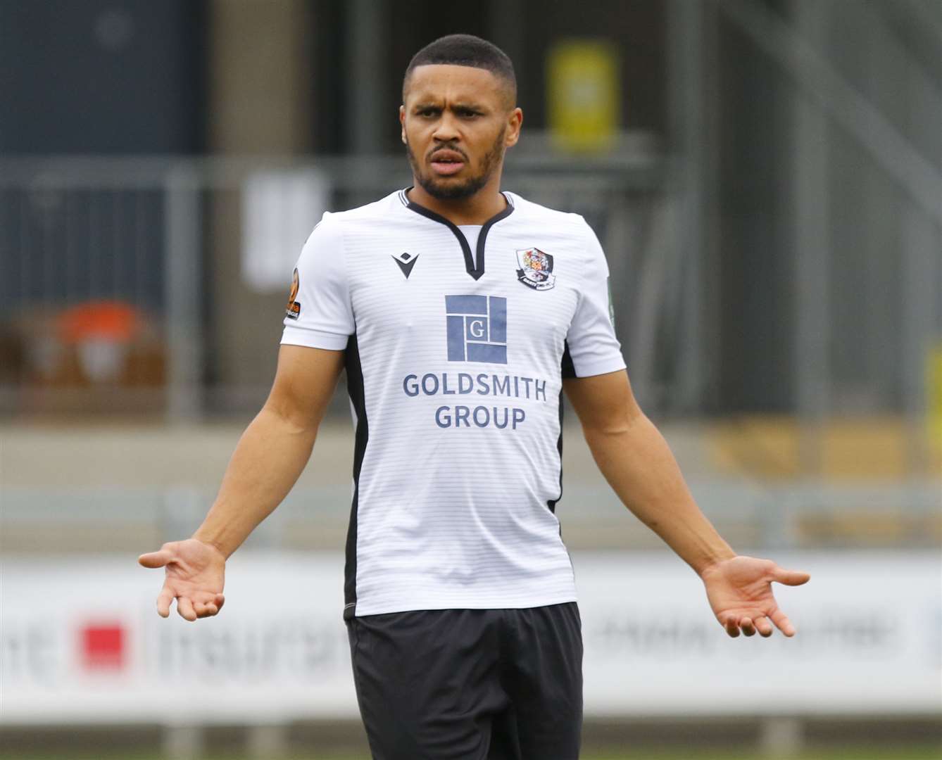 Elliott Romain has joined Ebbsfleet from Dartford Picture: Andy Jones