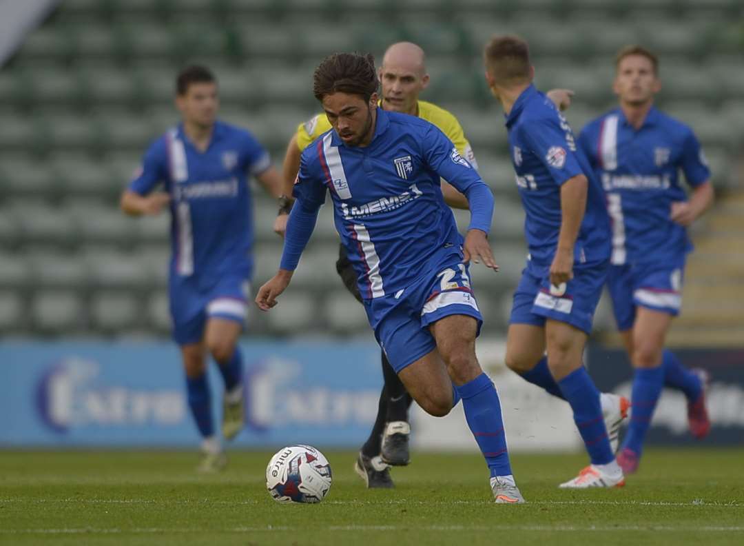Bradley Dack in action at Plymouth in round one Picture: Barry Goodwin