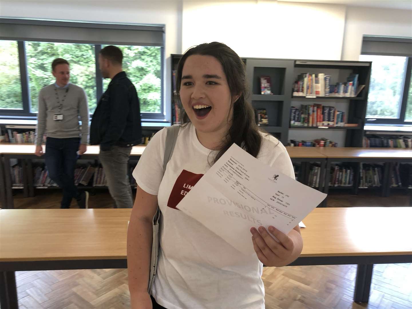 Mia Evans from Valley Park School is going to the University of Kent after getting her A-level results (15287018)