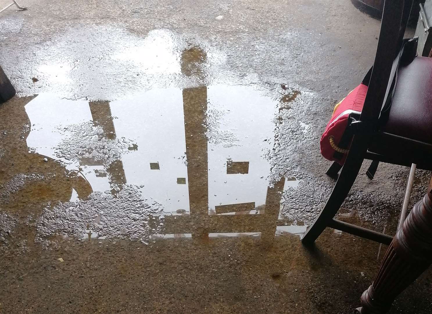 Water leaking in the Harbour Arm micropub