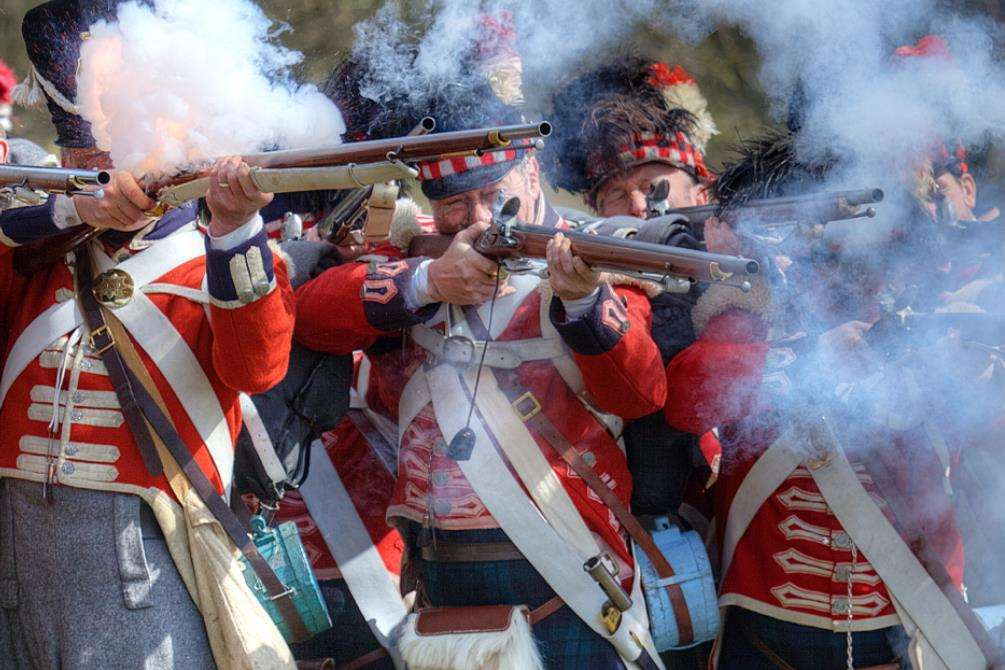 The Napoleonic Association of Great Britain in action