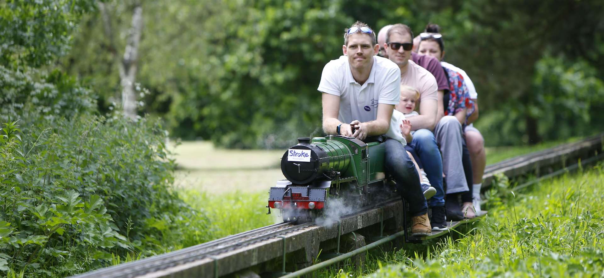 MMES offers rides on the miniature railway in Mote Park. Picture: Andy Jones