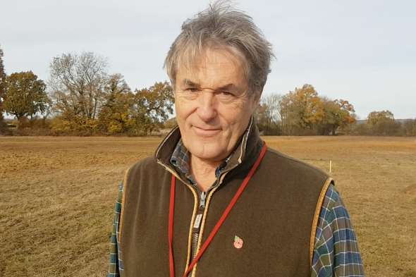 Peter Hall, who owns the site in Marden