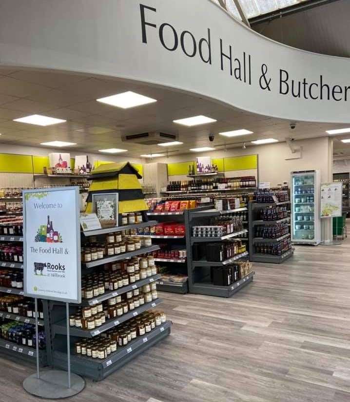 The new food hall at Millbrook Garden Centre