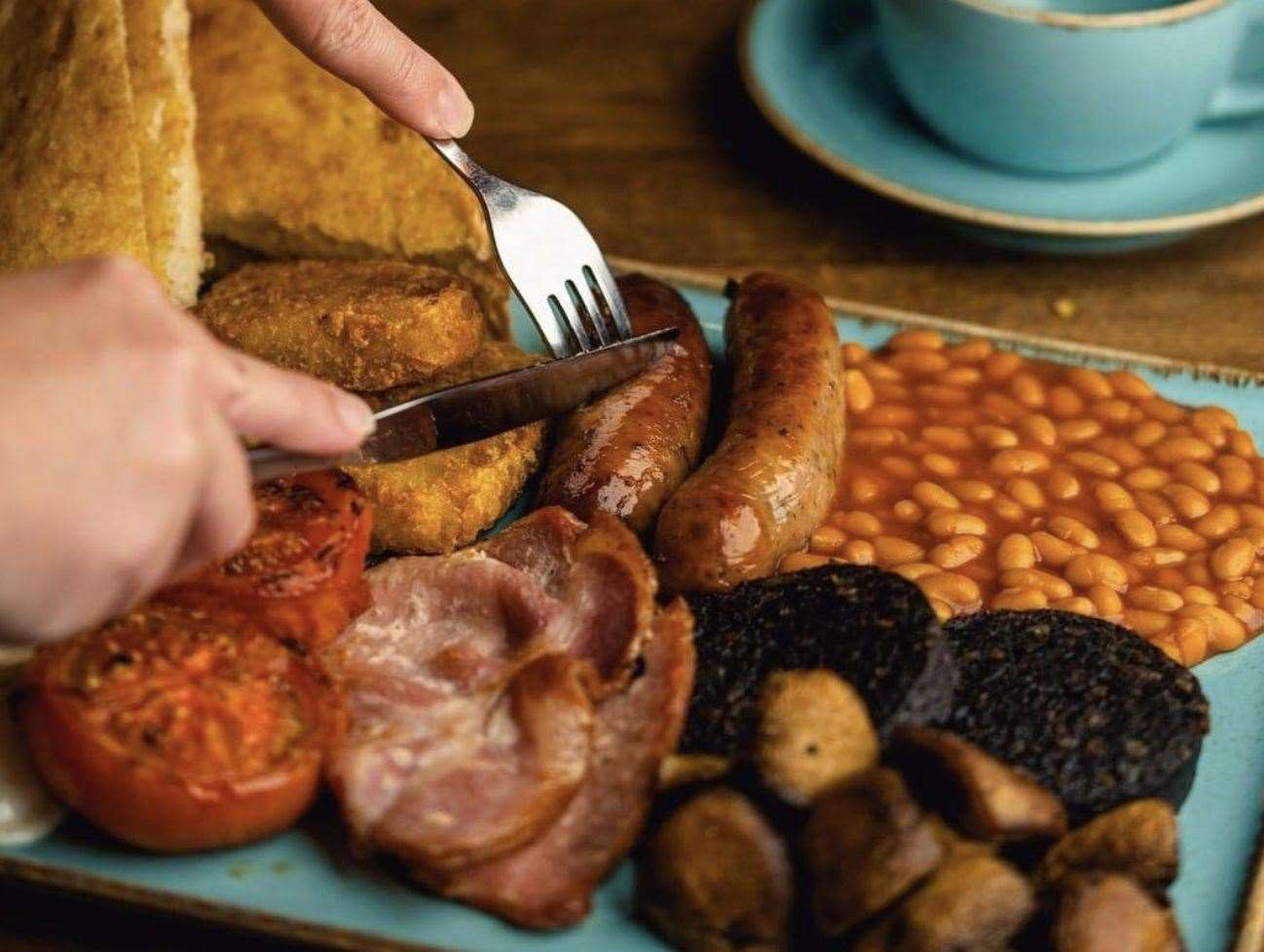 Wellingtons Dover uses free-range eggs and local butcher meats to make their fry-up breakfasts. Picture: Wellingtons Dover