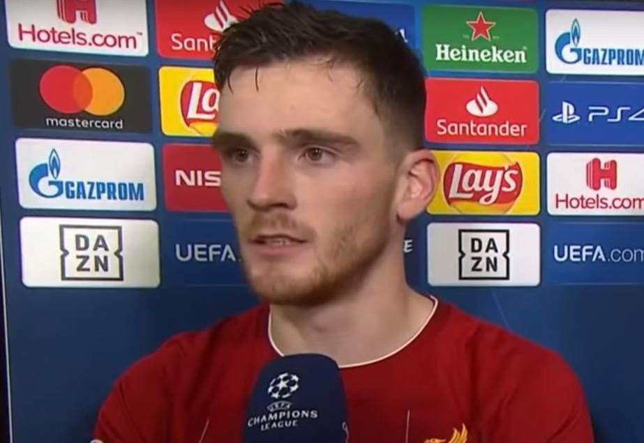 Andy Robertson is Liverpool's first-choice left-back (Picture: YouTube / BT Sport)