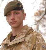 PTE RYAN COPPING: a family celebration awaits when he returns from Germany