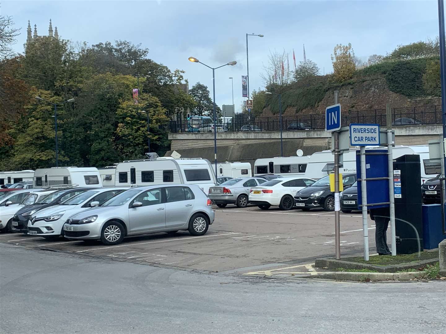 Cavarans pitched up in the Riverside car park in Chatham on Wednesday, November 6. (21027072)