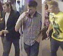 Police are trying to trace these men in connection with an unprovoked attack at Dartford train station
