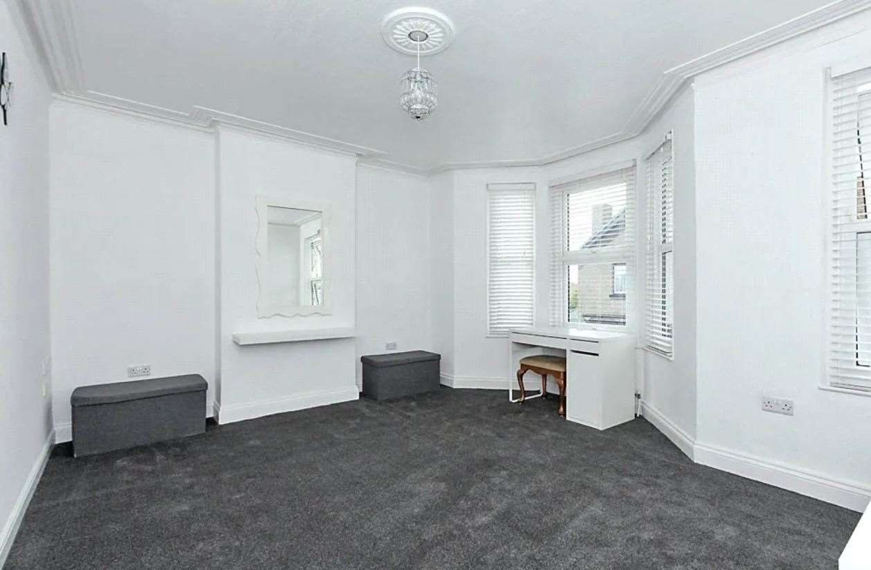 One of the empty bedrooms. Picture: Zoopla / Quealy & Co