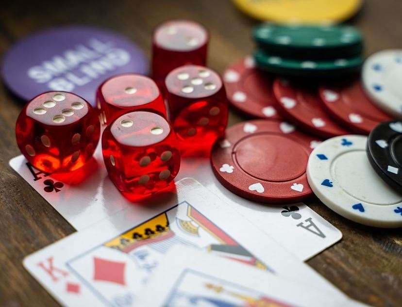 Stock images of gambling and online betting