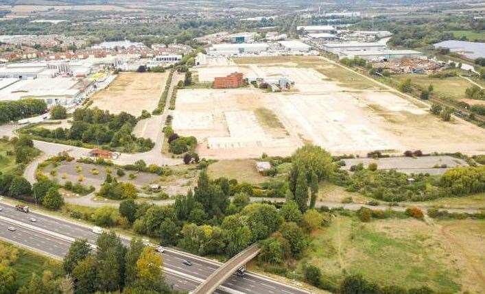 How the Aylesford site used to look before Panattoni began its redevelopment