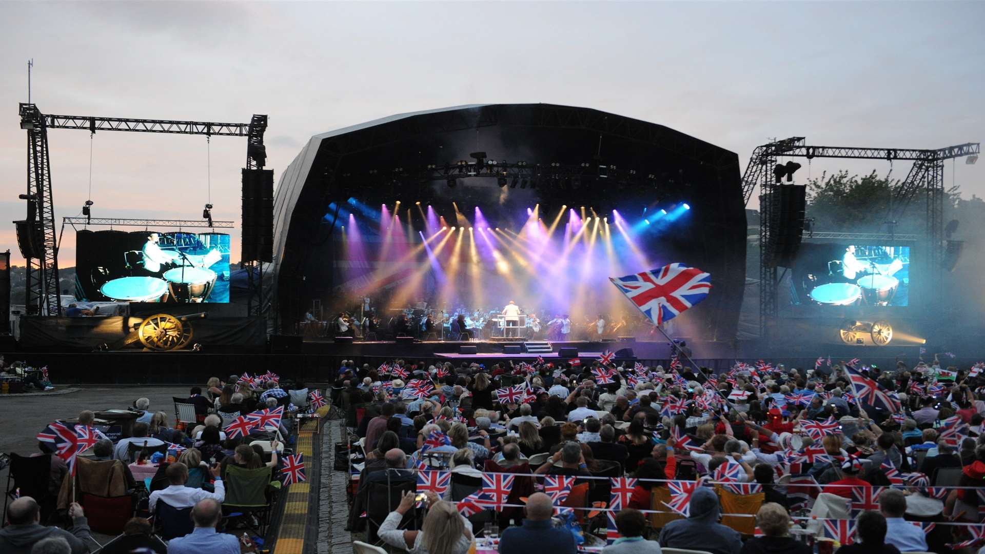 The Royal Philharmonic Concert Orchestra wowed the crowds. Picture: Steve Crispe