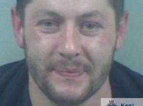 Liam Bushall was jailed for more than five years. Picture: Kent Police