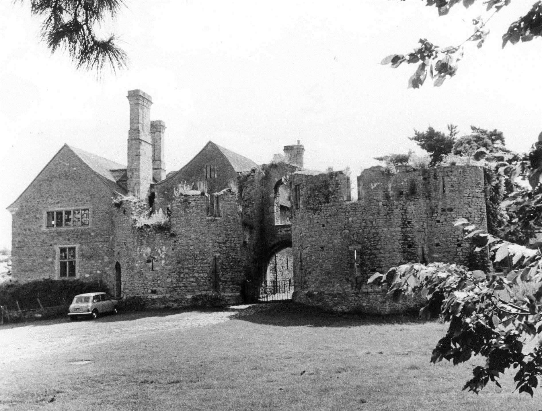 Leybourne Castle pictured in August, 1984