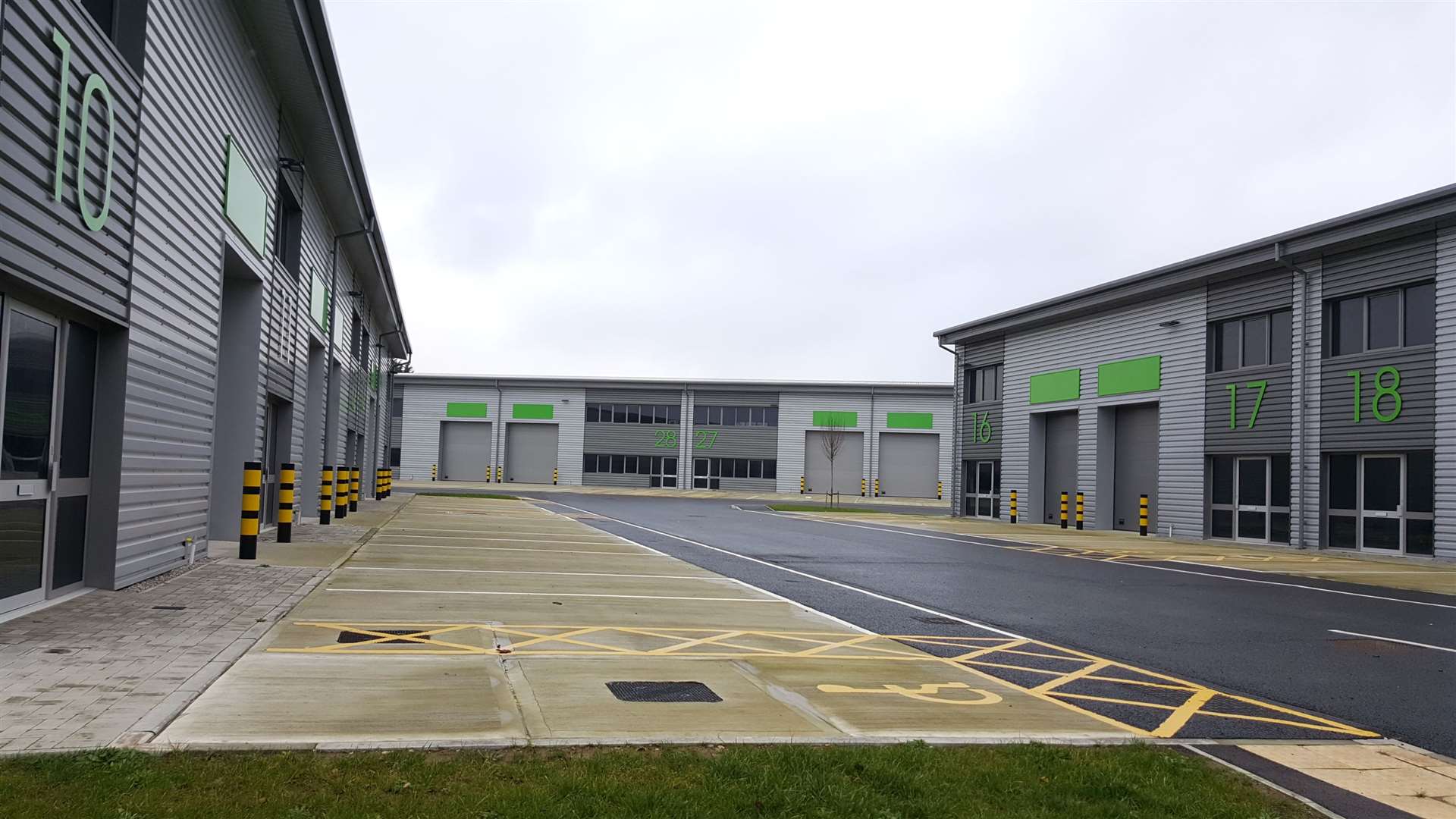 Three units are currently occupied at the Carlton Road Business Park