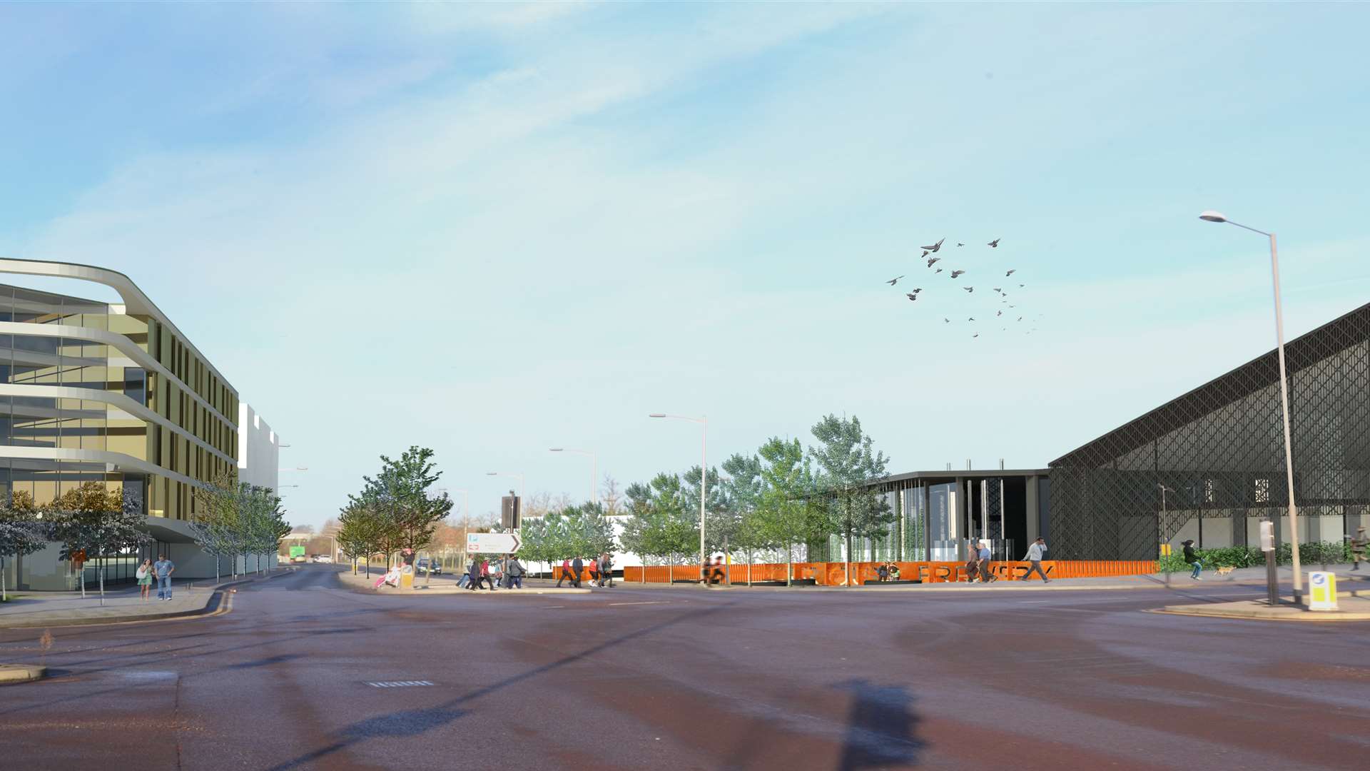 How Victoria Road will look once the development is completed