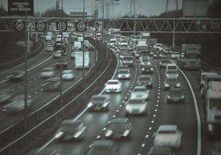Traffic at Dartford Crossing. Stock picture (14163153)