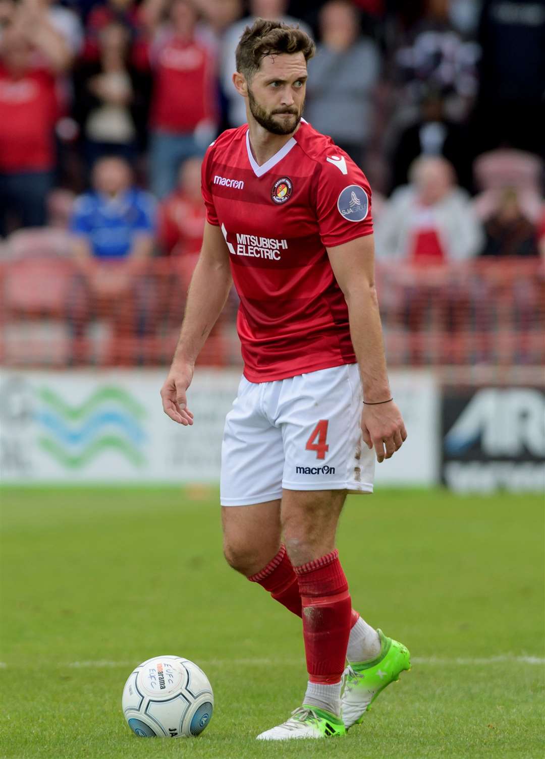 Midfielder Dean Rance – has joined Folkestone, reuniting with his former Ebbsfleet team-mate Andy Drury. Picture: Andy Payton