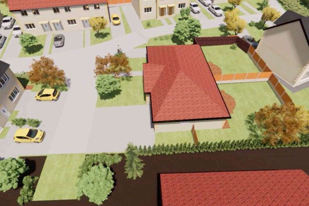 How the 16 dwellings near Barletts Close, Halfway, might look. Picture: Swale planning portal
