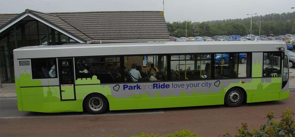 Canterbury Park and Ride bus