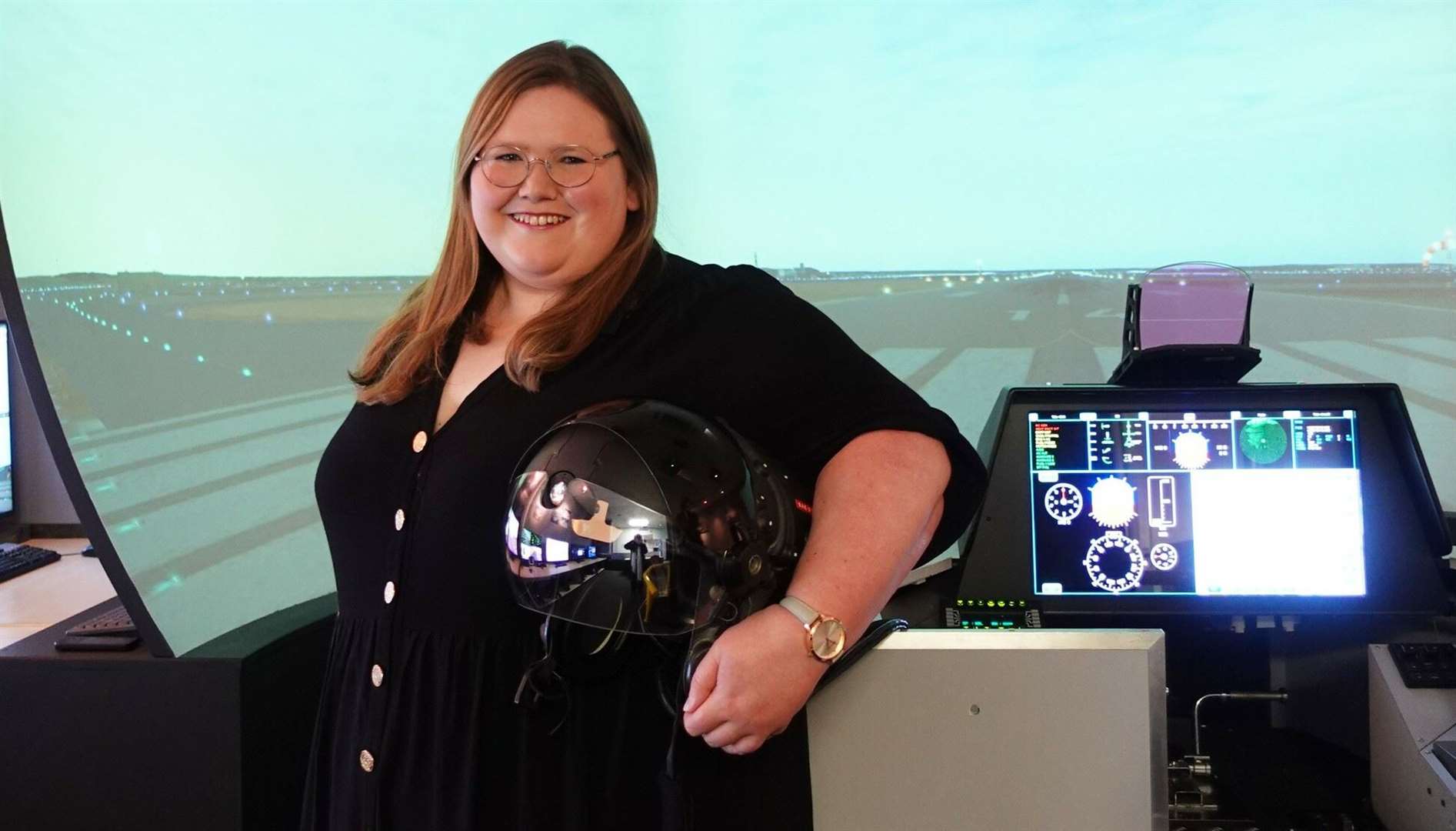 Alexa Hancocks is an Engineer at BAE Systems in Rochester. As part of her role she has performed various hardware tests on the company’s Striker ® II Helmet-Mounted Display, in a scientific environment.