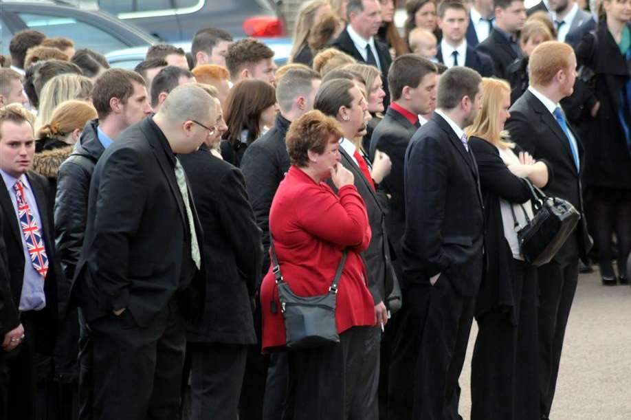 Mourners gather to remember Nick Dean