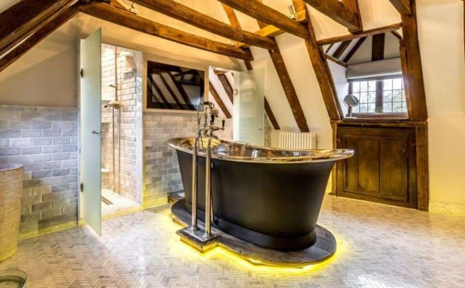 Relax in this beautiful freestanding bath. Picture: Hamptons