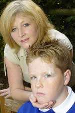 Amanda Richards with son Joe Chapman